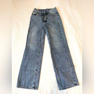 SHEIN light blue straight leg jeans in size 24